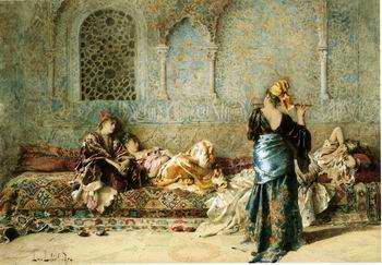 Arab or Arabic people and life. Orientalism oil paintings  389, unknow artist